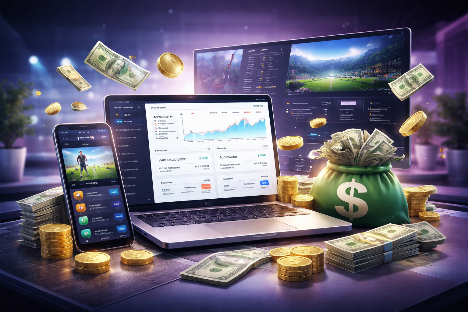 Modern workspace hero image